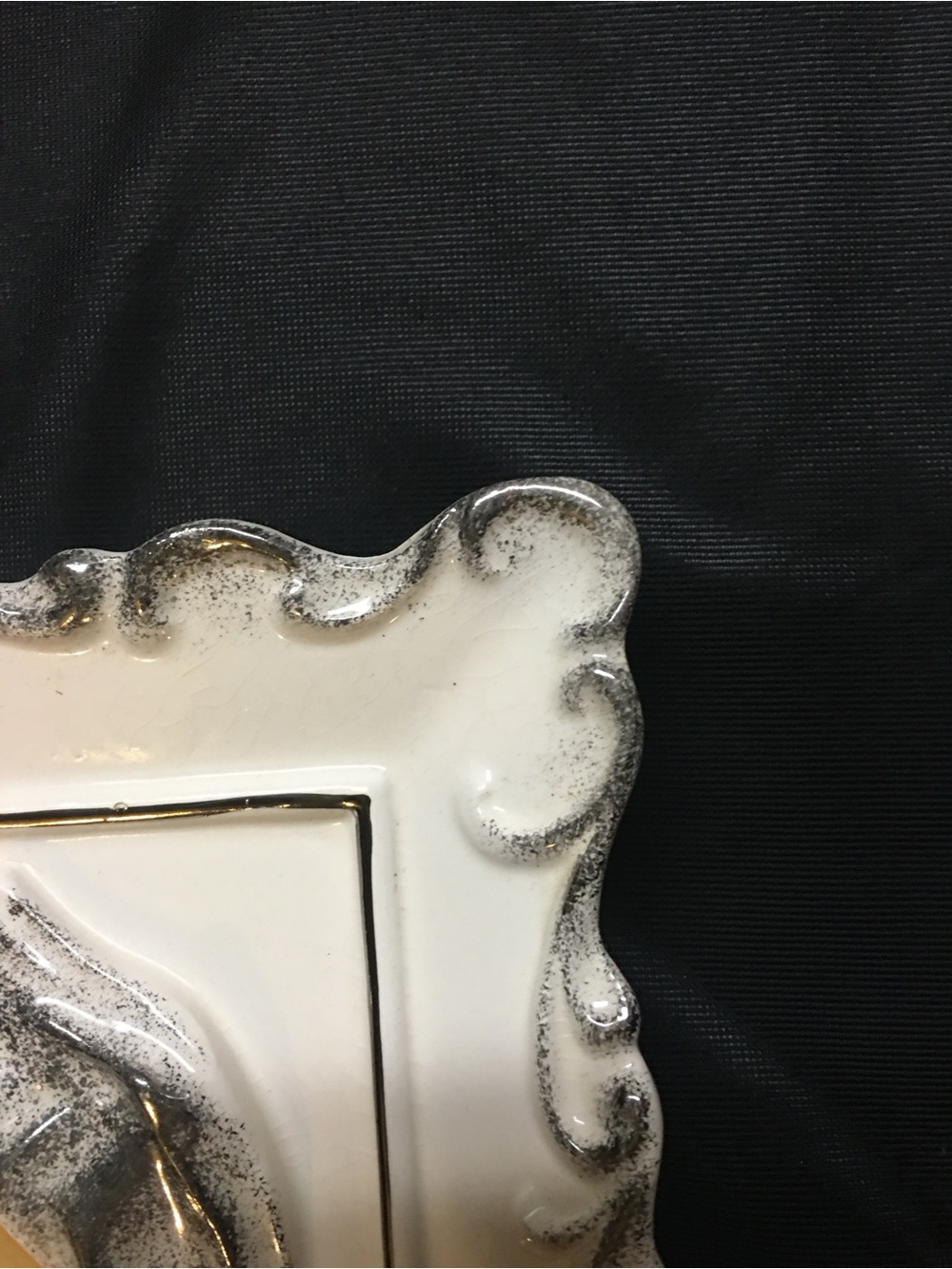 25th Anniversary Ceramic Plaque with Praying Hands - White & Tan - Picture 4 of 10